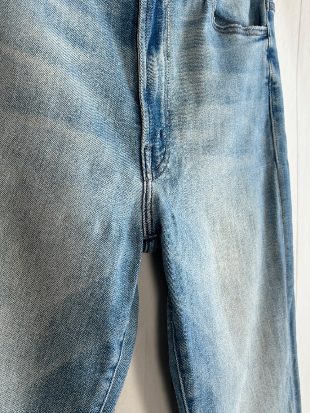 Mother jeans size 30 The Hustler Ankle Fray blue Au Revoir light wash - Picture 13 of 15